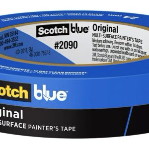 3M 03681 3M PART, Used For Masking Painting/ Paint Preparation; 0.94 Inch Width x 60 Yards Length; Blue; Single