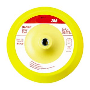 3M 05779 Hookit Disc Pad, 0 8 in, Medium Density Foam, Abrasive Disc Pad for Paint Stripping, Primer Sanding, Polishing or Grinding