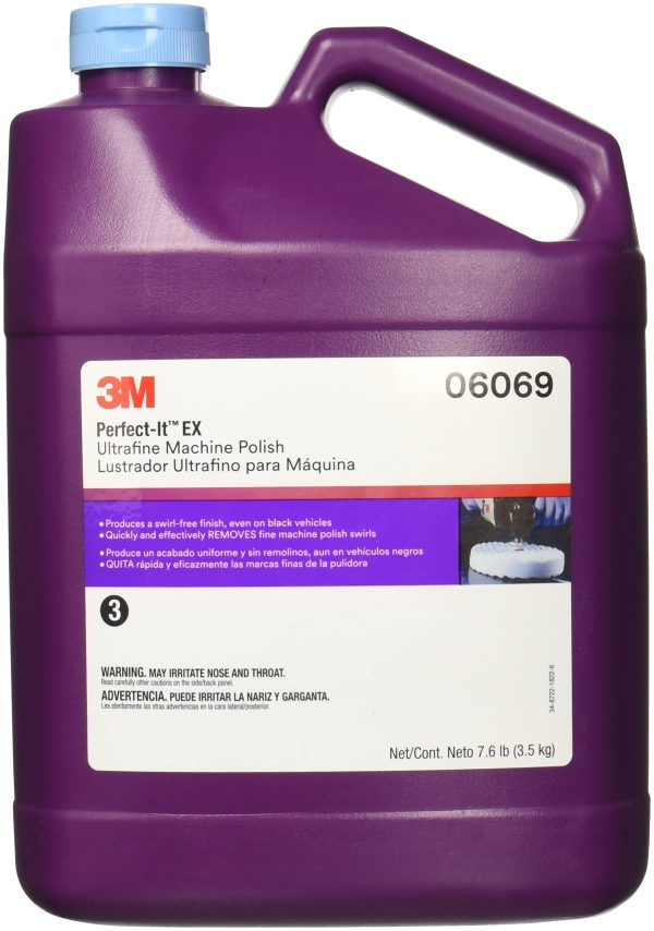 3M 06069 Perfect-It EX Ultrafine Machine Polish, 1 Gallon