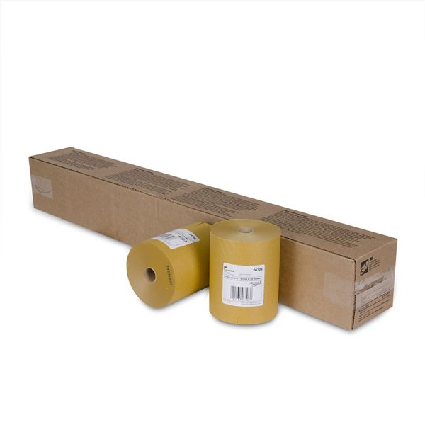 3M 06706 Scotchblok Masking Paper Gold Color, Polycoated Backing, Bleed Through Resistant, 6 in x 750 ft