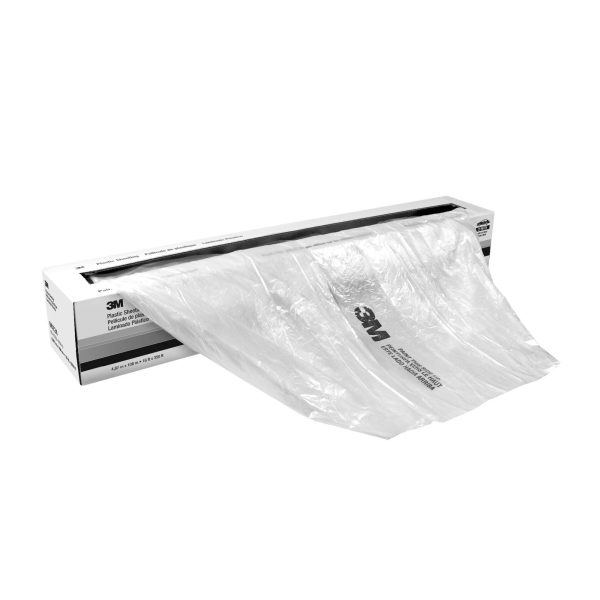 3M 06723 Plastic Sheeting High Density, Tear Resistant, Durable, Easy To Cut, 12 ft x 400 ft