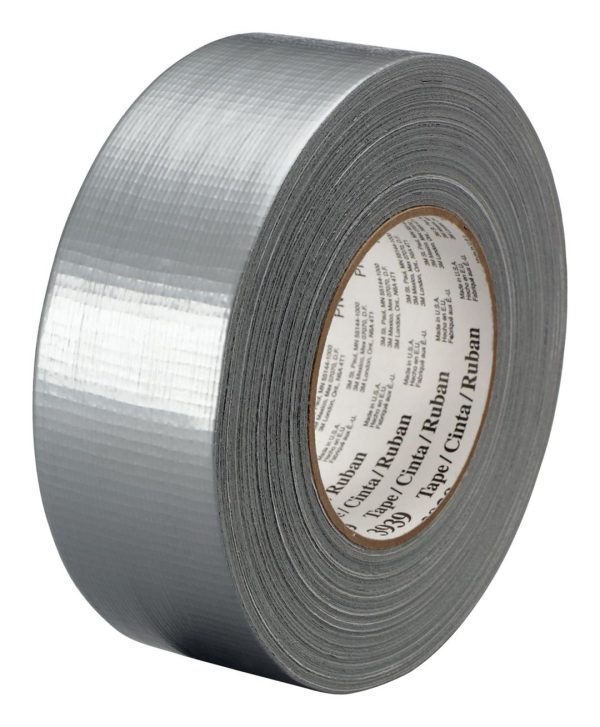 3M 06975 Tartan 3939 Waterproof Duct Tape, 2 in. x 60 yd, 0(1 Roll)