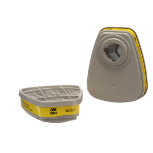 3M 07047 3M PART, Use With Half/ Full facepieces Respirators; Filters Out Organic Vapors/ Acid Gas; Yellow; NIOSH Approved; Pack Of 30