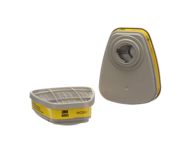 3M 07047 3M PART, Use With Half/ Full facepieces Respirators; Filters Out Organic Vapors/ Acid Gas; Yellow; NIOSH Approved; Pack Of 30