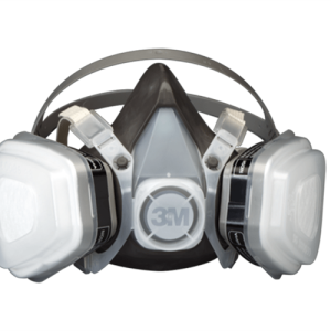 3M 07193 P95 Respirator, Half Face, Disposable, Spray Painting, Pesticides, Construction, 53P71, Large Size