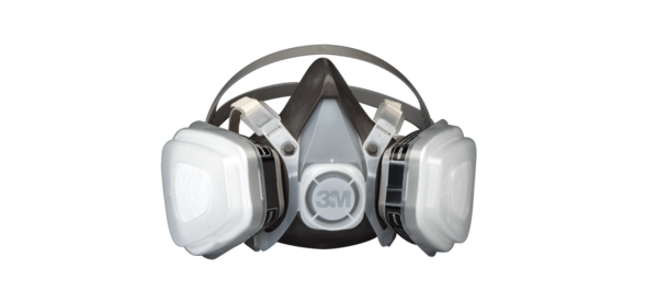 3M 07193 P95 Respirator, Half Face, Disposable, Spray Painting, Pesticides, Construction, 53P71, Large Size