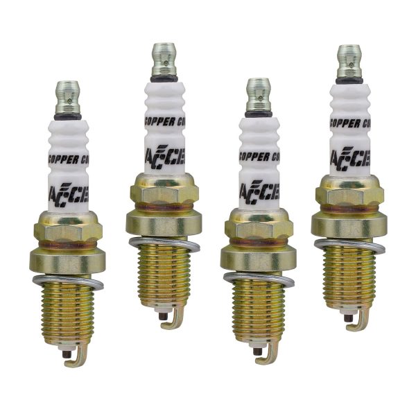 ACCEL 0414S-4 Shorty Copper Core Spark Plug (Pack of 4)