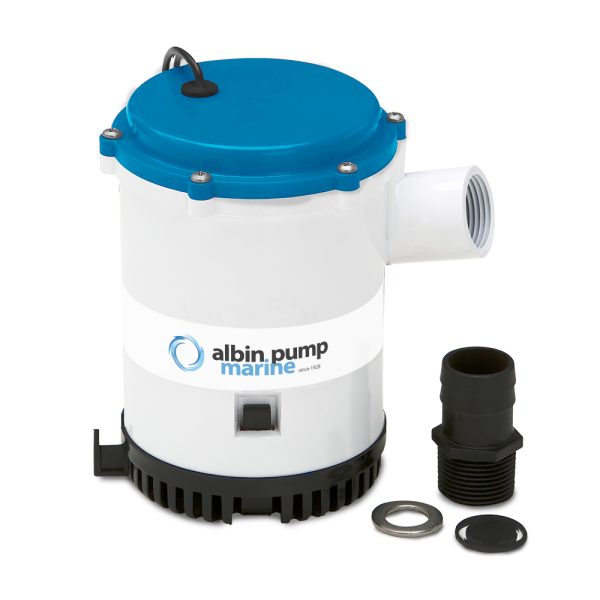 ALBIN 01-03-012 BILGE PUMP HEAVY DUTY 1750 GPH - 24V