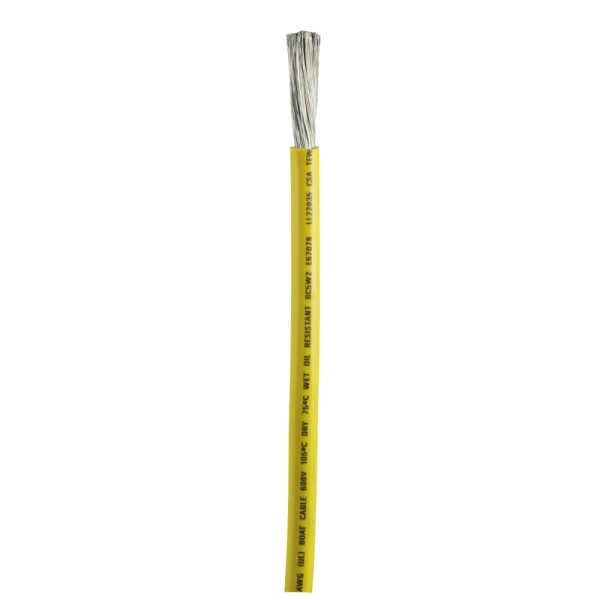 ANCOR 1149-FT YELLOW 2 AWG BATTERY CABLE - SOLD BY THE FOOT