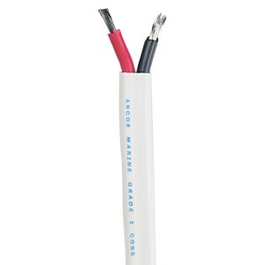 ANCOR 1217-FT STANDARD DUPLEX CABLE - FLAT 16/2 AWG - 2 X 1MM RED/BLACK -SOLD BY THE FOOT