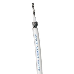 ANCOR 1515-FT RG 8X WHITE TINNED COAXIAL CABLE - SOLD BY THE FOOT