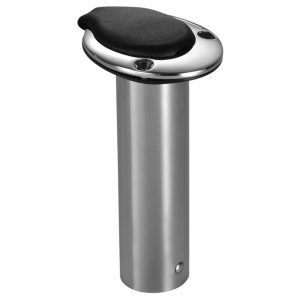 ATTWOOD 66364-7 STANDARD SERIES ROD HOLDER - 0° BLACK INSERT
