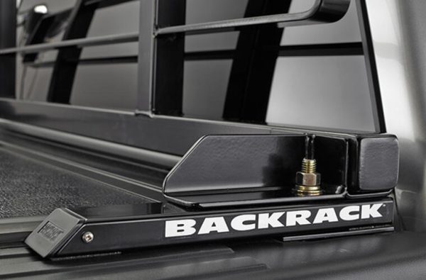BACKRACK 40124 Headache Rack Mounting Kit; For Back Rack Headache Racks; Black; Works With Low Profile Tonneaus That Mount Inside The Bedrail; With Rail Plates/ Hardware