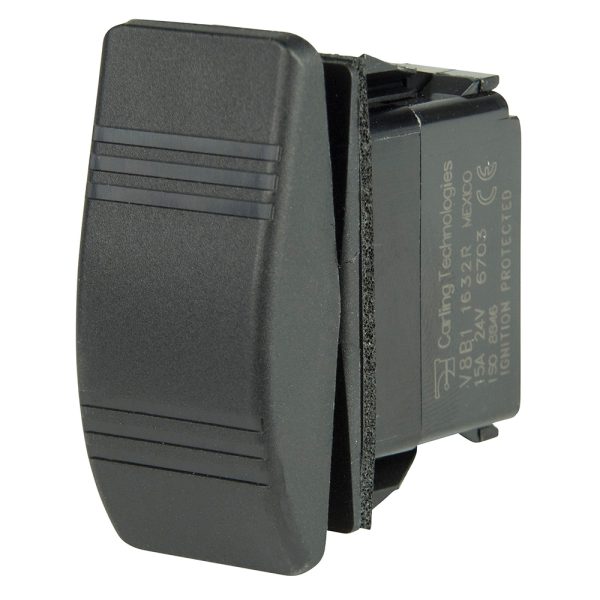 BEP 1001804 SPDT CONTURA SWITCH - 2-LEDS - (ON)/OFF/(ON)