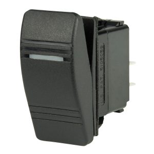 BEP 1001811 DPST CONTURA SWITCH - 1-AMBER LED - OFF/ON