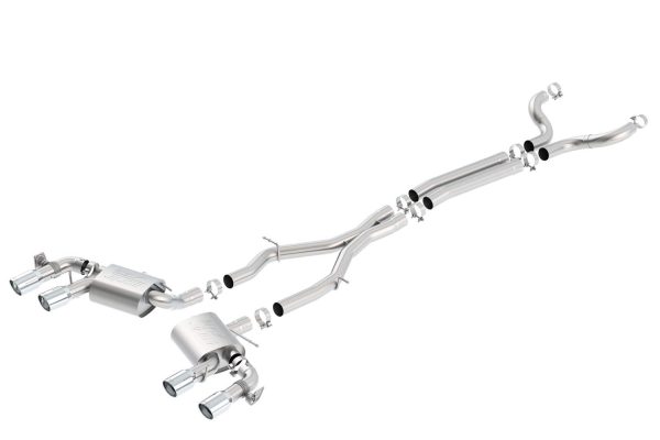 BORLA 140727 Cat-Back System for 2017-2023 Chevrolet Camaro ZL1 6.2L V8 Auto./ Manual Trans. With NPP (dual mode exhaust). NOT Recommended For Convertibles. Installation REQUIRES Cutting O.E. System