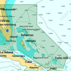 C-MAP M-NA-D943-MS M-NA-D943 4D Local Florida And The Bahamas