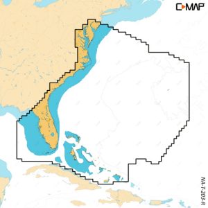 C-MAP M-NA-T-203-R-MS Reveal X Coastal Chesapeake Bay to the Bahamas microSD