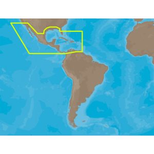C-MAP NA-M027C-CARD MAX NA-M027 - CENTRAL AMERICA & THE CARIBBEAN - C-CARD
