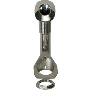 C.E. SMITH 53678C 70 Series Screwless Flush Mount Rod Holder - 30 Degree - Stainless Steel - Cast Bottom - Black Liner - Boxed
