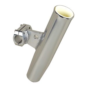 C.E. SMITH 53700 ALUMINUM CLAMP-ON ROD HOLDER - HORIZONTAL - 1.05 INCH OD - FITS 3/4 INCH PIPE