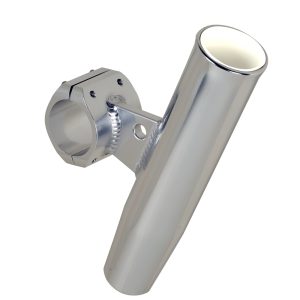 C.E. SMITH 53730 ALUMINUM CLAMP-ON ROD HOLDER - HORIZONTAL - 1.90 INCH OD - FITS 1-1/2 INCH PIPE