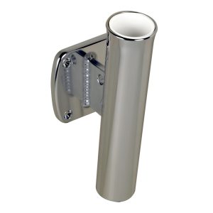 C.E. SMITH 53750 SINGLE ALUMINUM 5 DEGREE TRANSOM MOUNT ROD HOLDER