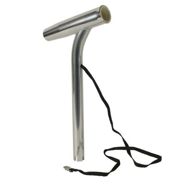 C.E. SMITH 53800 OUTRIGGER ROD HOLDER W/LINER & STRAP - ALUMINUM