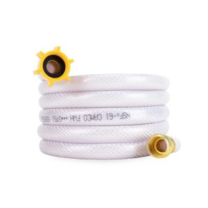 CAMCO 22743 TastePURE 10-Ft Water Hose - RV Drinking Water Hose Contains No Lead, No BPA & No Phthalate - Features Diamond-Hatch Reinforced PVC Design - 1/2 INCHInside Diameter, Made in the USA