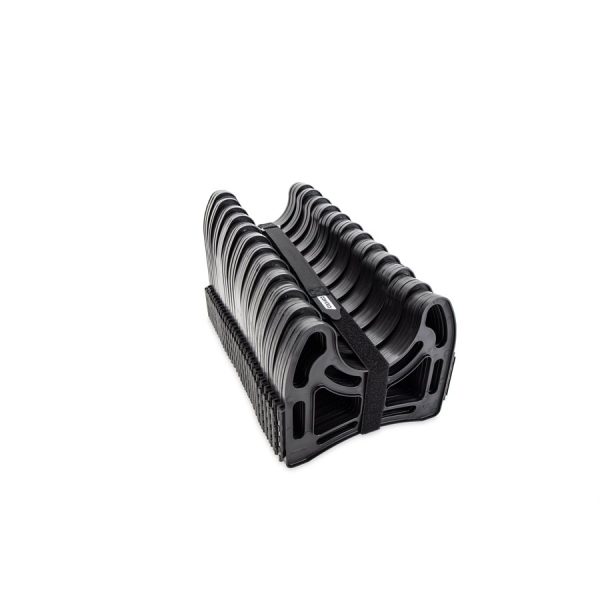 CAMCO 43061 Sidewinder 30-Ft Camper/RV Sewer Hose Support | Telescoping Design Flexes Around Obstacles & Deep Cradles Secure Sewer Hose | Out-of-the-Box Ready & Folds for RV Storage and Organization