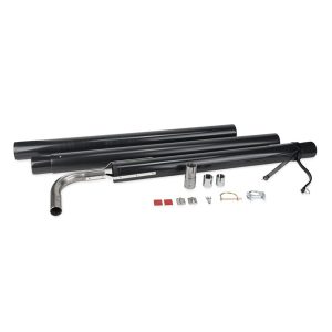 CAMCO 44461 Gen-Turi RV Generator Exhaust Venting System | Directs Generator Exhaust above the Roof Line while Reducing Noise |,Black