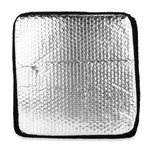 CAMCO 45196 RV Black-Out Vent Insulator with Reflective Surface, 14-Inch x 14-Inch, Black - Blocks The Suns Damaging Rays - Reduce Heat Transfer and Increases A/C Efficiency