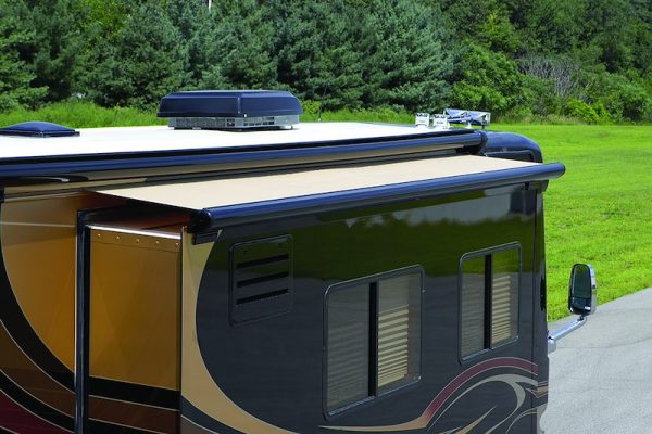 CAREFREE UQ0850025 Awning; SOK III; Slide Out Cover; 42 Inch Extension Automatically Extends/ Retracts With The Slide Out; Roof Size Range 78 To 85 Inches; Flange Size Range 83 To 90 Inches; 89 Inch Fabric Width; Solid White; Vinyl