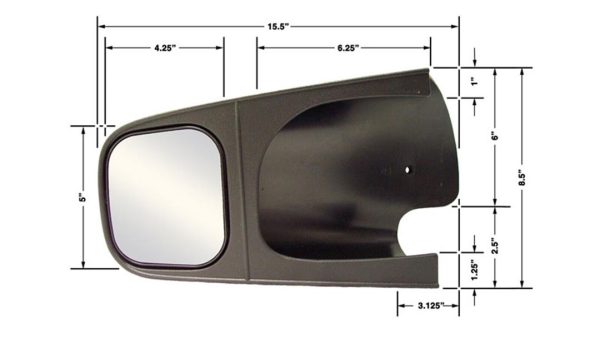 CIPA 10500 Custom Towing Mirror - Dodge, Pair
