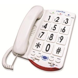 CLARITY JV35W 76557.101 50dB Phone Large White Keys