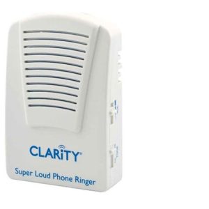 CLARITY SR-100 55173 Super Phone Ringer 95dB WHITE