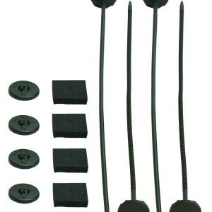 DERALE 13001 Plastic Rod Mounting Kit, Silver