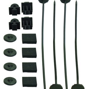 DERALE 16744 Plastic Rod Mounting Kit, Black