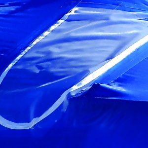 DR.SHRINK DS-72B 36FT X 72FT ZIPPER DOOR ACCESS BLUE, Allows Access Into Covered Objects Without Compromising The Covers Integrity; Zipper Door; 72 Inch Length x 36 Inch Width x 10 Mil Thickness; Blue; Single