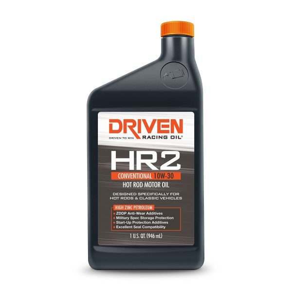 DRIVEN 02006 10W-30 HR-2 High Zinc Hot Rod Oil for Flat Tappet Camshaft, 1 Quart