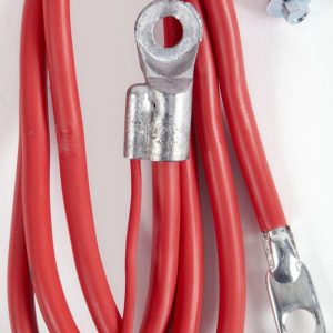 EAST PENN 00302 Battery Cable Side Term - 4 GA. 25 INCH RED W/Lead