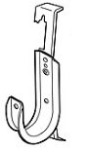 ERICO CAT124Z34 3/4ft. ft. Diameter Loop Cable (box of 40) Support