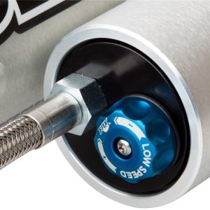 FOX 985-26-016 Factory Inc 2.0 Factory Series Smooth Body Reservoir Shock CD Adjuster; Aluminum; Extended 24.45 in; Collapsed 14.85 in; Stroke 9.6 in