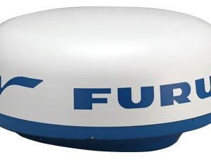 FURUNO DRS4W Radar Antenna; Radome; 19 Inch Dome; 0.125 to 24 Nautical Miles Range; 24 RPM; 4 Kilo Watts; 488 Millimeter Diameter x 220 Millimeter Height; White; IP26 Waterproof; Wireless