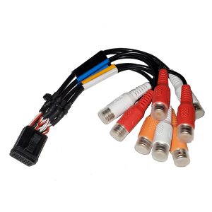 FUSION 010-12812-01 WIRE HARNESS F/ MS-RA670 & MS-RA770 STEREO - ZONE 1 & 2 (B PORT-RCA)