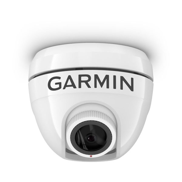 GARMIN 010-02892-10 GC 245 SURFACE-MOUNT MARINE CAMERA, 160 Degree Horizontal/ 90 Degree Vertical Coverage; With Night Vision; IPX7 Rating Waterproof; 1920 x 1080 Pixels Resolution; White; 2.4 Inch Width x 2.4 Inch Height x 2.2 Inch Depth