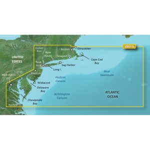 GARMIN 010-C0740-00 BLUECHART G2 VISION HD - VUS511L - BOSTON - NORFOLK - MICROSD;/SD