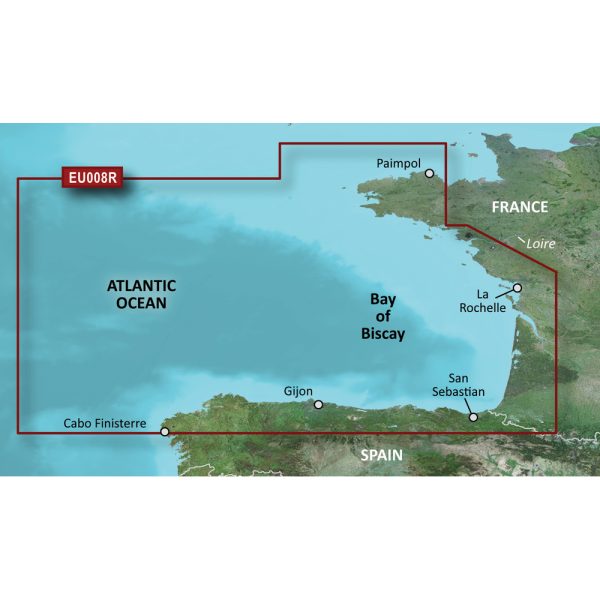 GARMIN 010-C0766-00 BLUECHART G2 VISION HD - VEU008R - BAY OF BISCAY - MICROSD;/SD