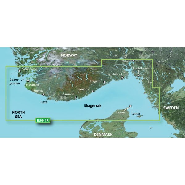 GARMIN 010-C0778-20 BLUECHART G2 HD - HXEU041R - OSLO - SKAGERAK - HAUGESUND - MICROSD/SD