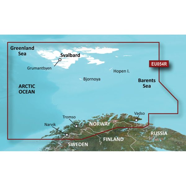 GARMIN 010-C0790-20 BLUECHART G2 HD - HXEU054R - VESTFJD - SVALBARD - VARANGER - MICROSD/SD